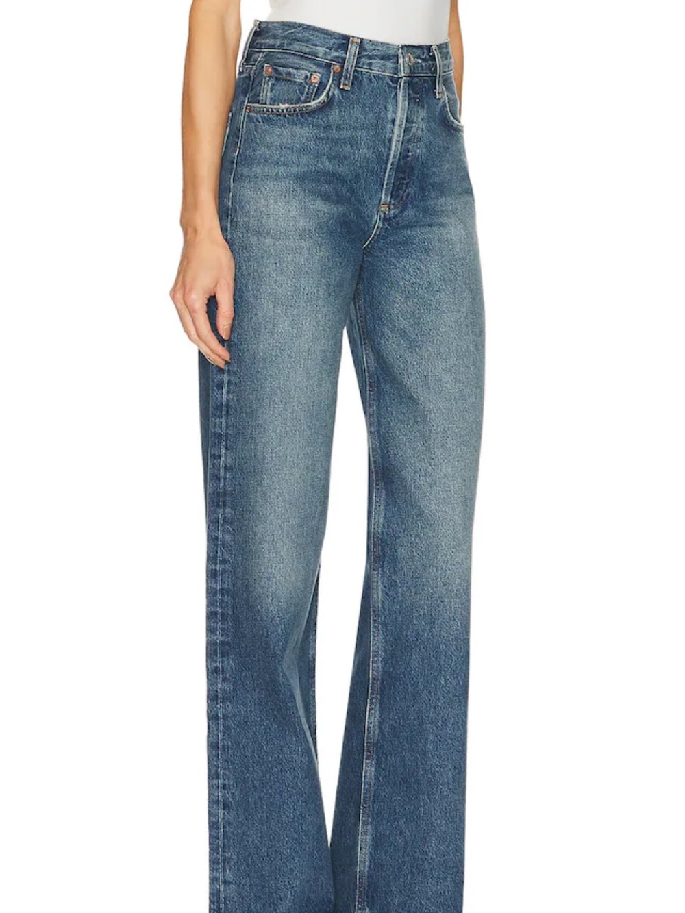Agolde Ren High Waist Wide Leg Jeans